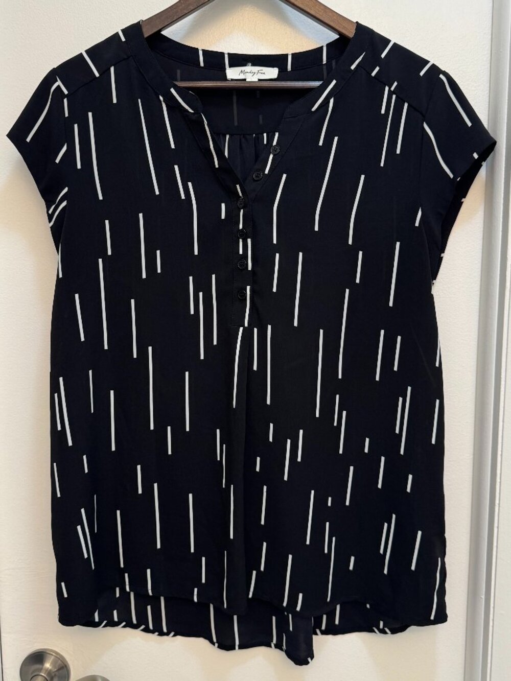 Stitch Fix Monday Fun Women Channing Button Detail Blouse